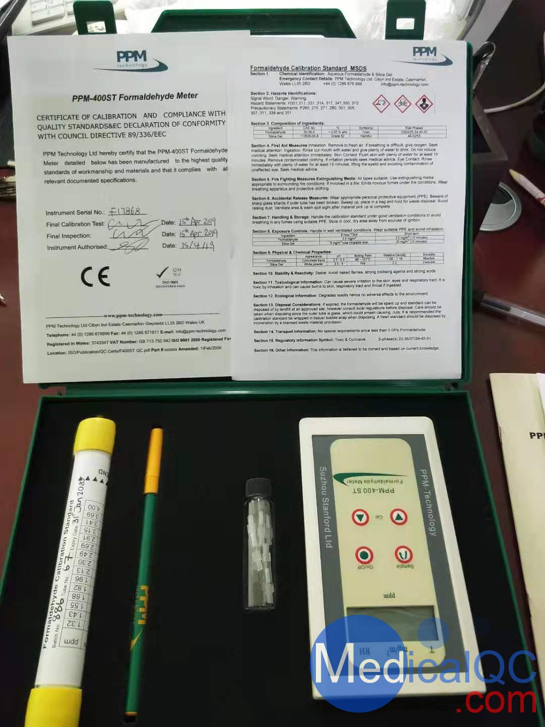 英国PPM-400ST甲醛检测仪，PPM-400ST甲醛监测仪