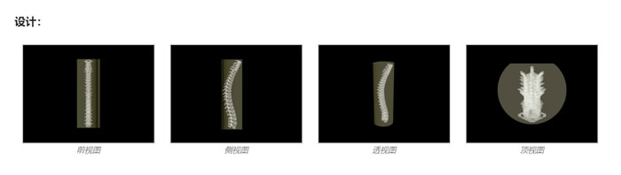 SE-A02成人脊柱模型，SE-A02脊柱模体,SE-A02脊椎模体设计示图
