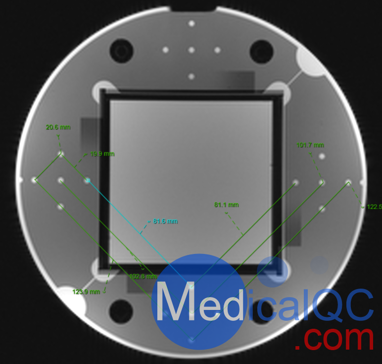 WEK-MRIP MRI质控模体,WEK-MRIP磁共振质控模体成像图