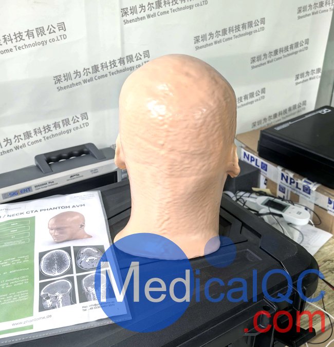 WEK51-04 CTA AVM头部模体,WEK51-04 CT血管造影头模产品实物图